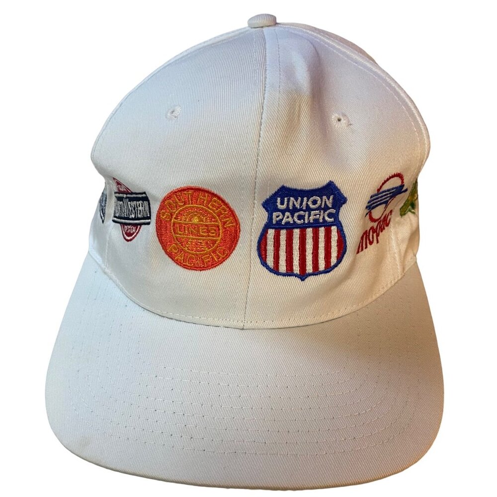 Railroad Embroider Hat Western Pacific, Northwestern, Southern, Union, Mopac MKT